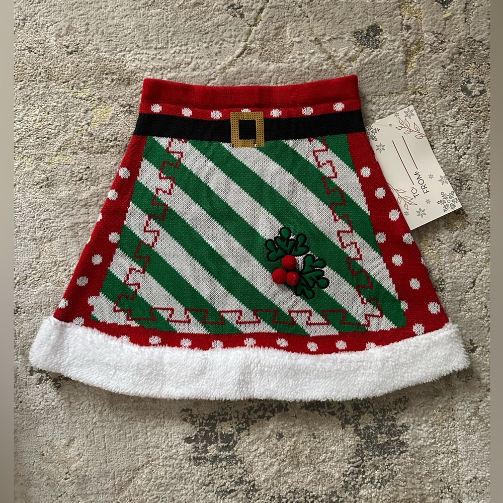 Knit Christmas Skirt - New!